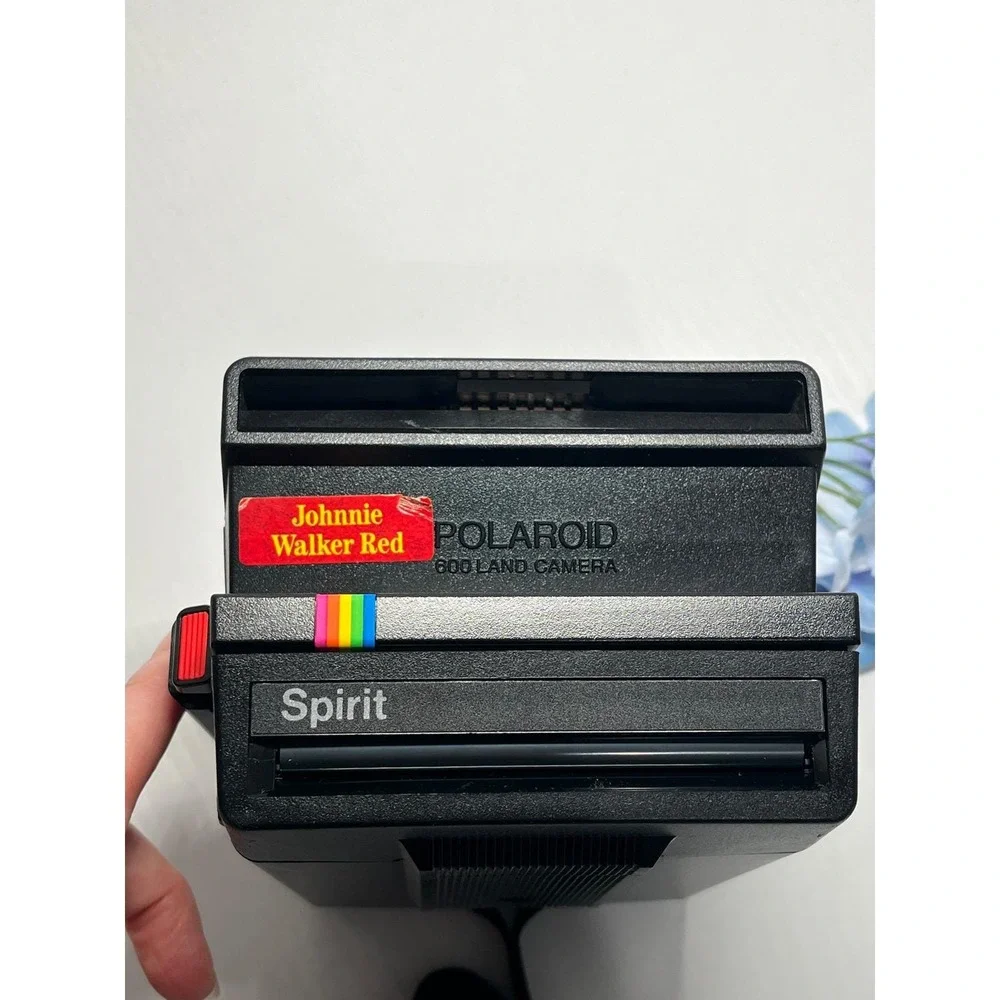 Vintage Polaroid Spirit 600 Land Camera Black Johnnie Walker Red‎ Promo